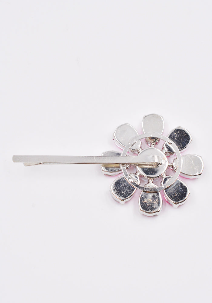 CHARLES JEFFREY LOVERBOY 31140102 METAL CRAZY DAIZY HAIR PIN PINK (New  season FW23)