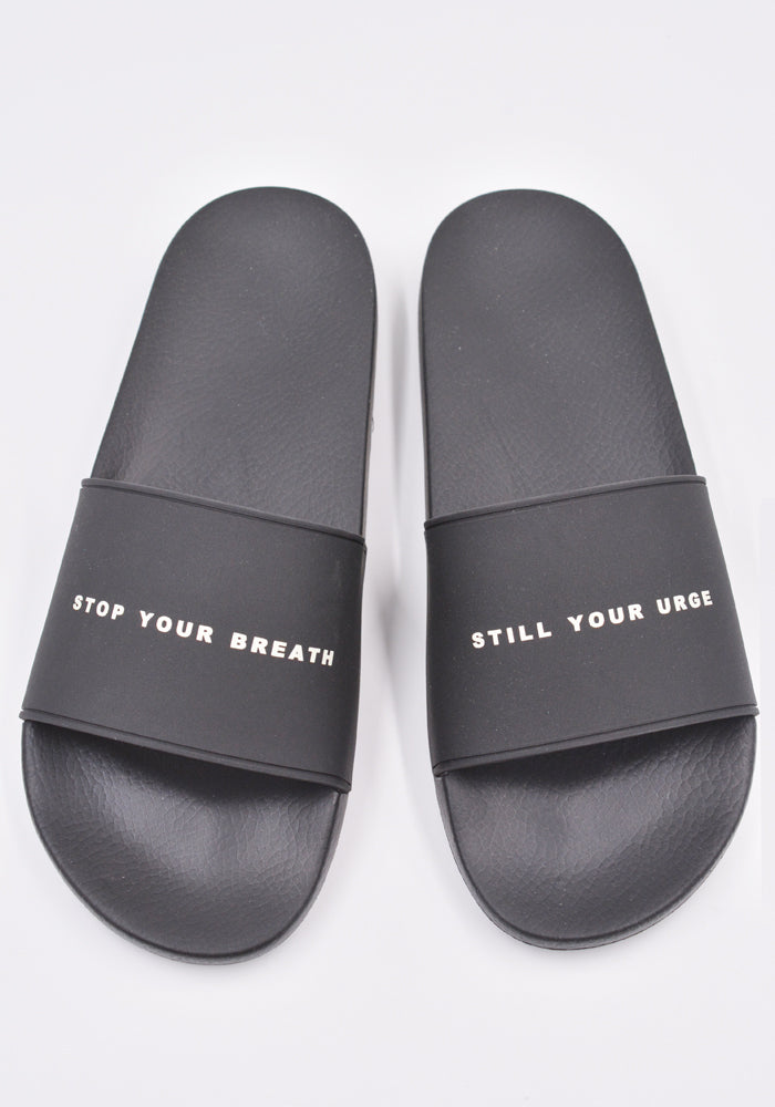 RICK OWENS DRKSHDW RUBBER SLIDE SANDALS BLACK SS23 50 OFF SALE