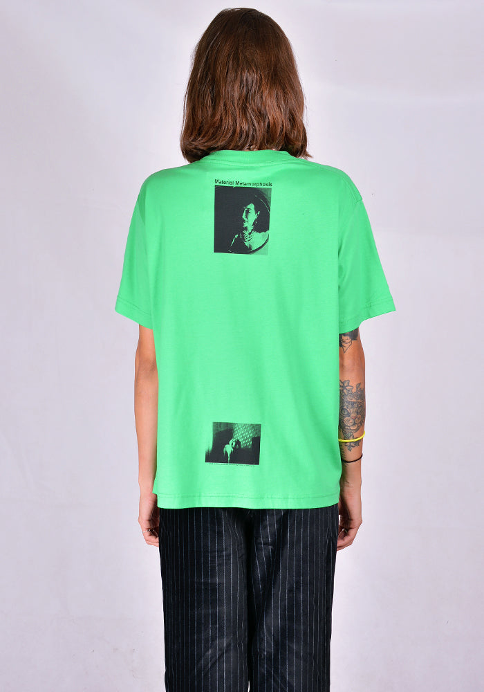 KWAIDAN EDITIONS AW20WT069W-CJM PRINT T-SHIRT GREEN