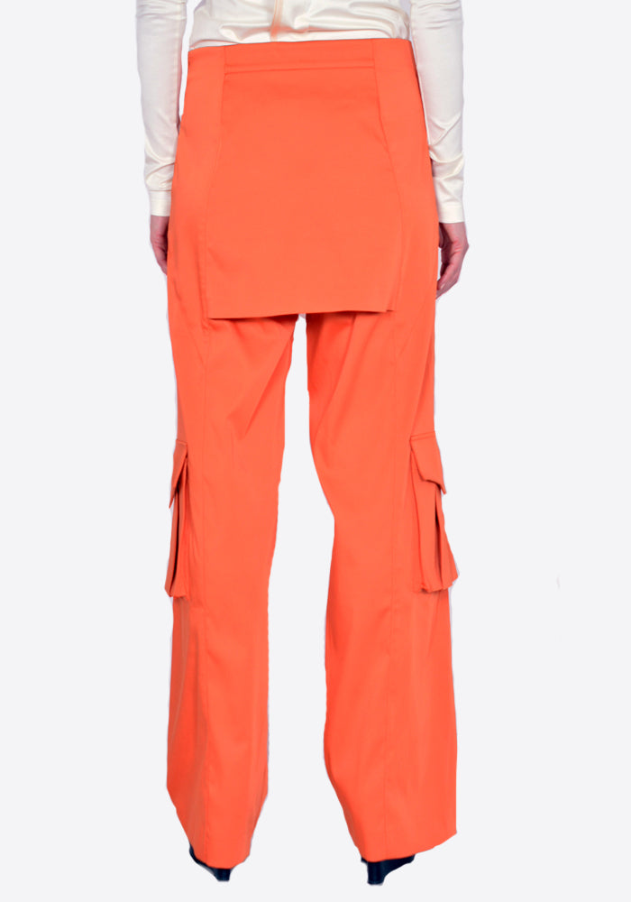 KIKO KOSTADINOV KKWSS22T01 TARTHRA SKIRT TROUSER ORANGE