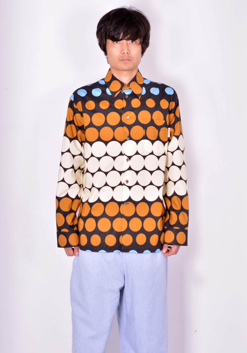 MARNI CUMU0212A0 POLKA DOT SHIRT FW21 | 50%OFF SALE – DOSHABURI