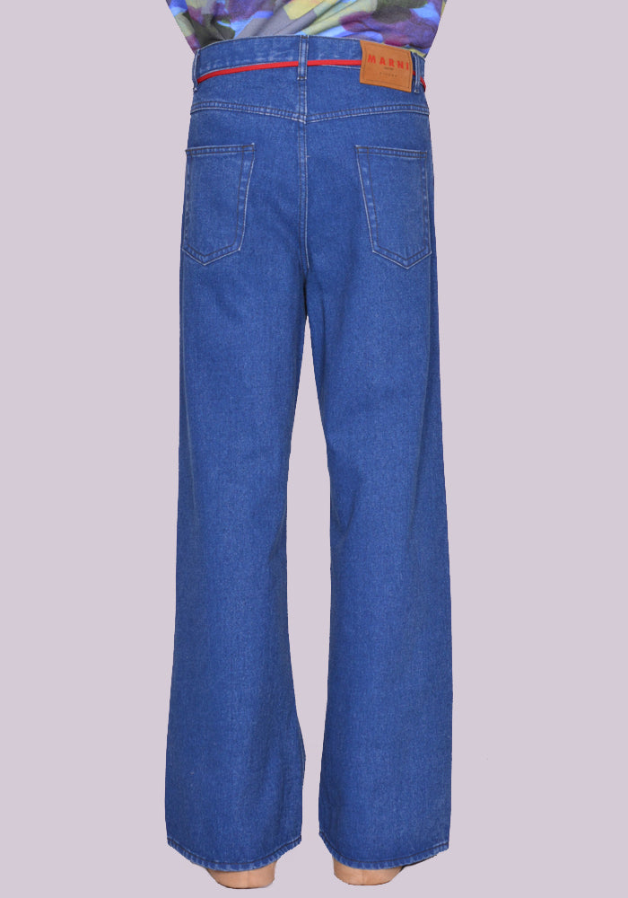 MARNI PUJU0019A0 TROUSERS OCEAN