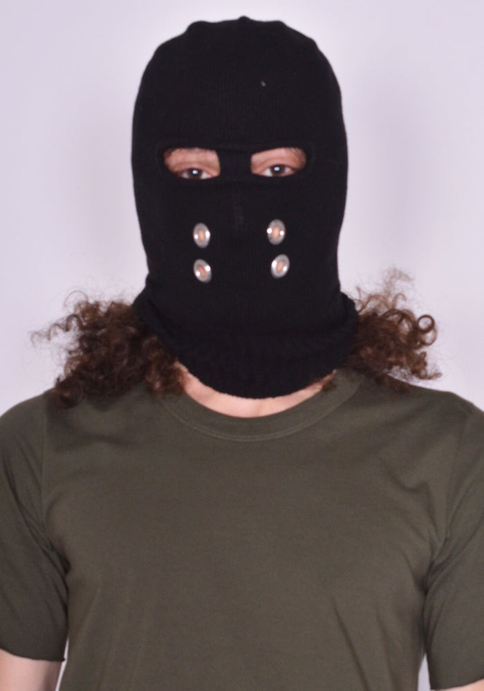 RICK OWENS GIMP BALACLAVA BLACK FW22 | DOSHABURI Online Shop