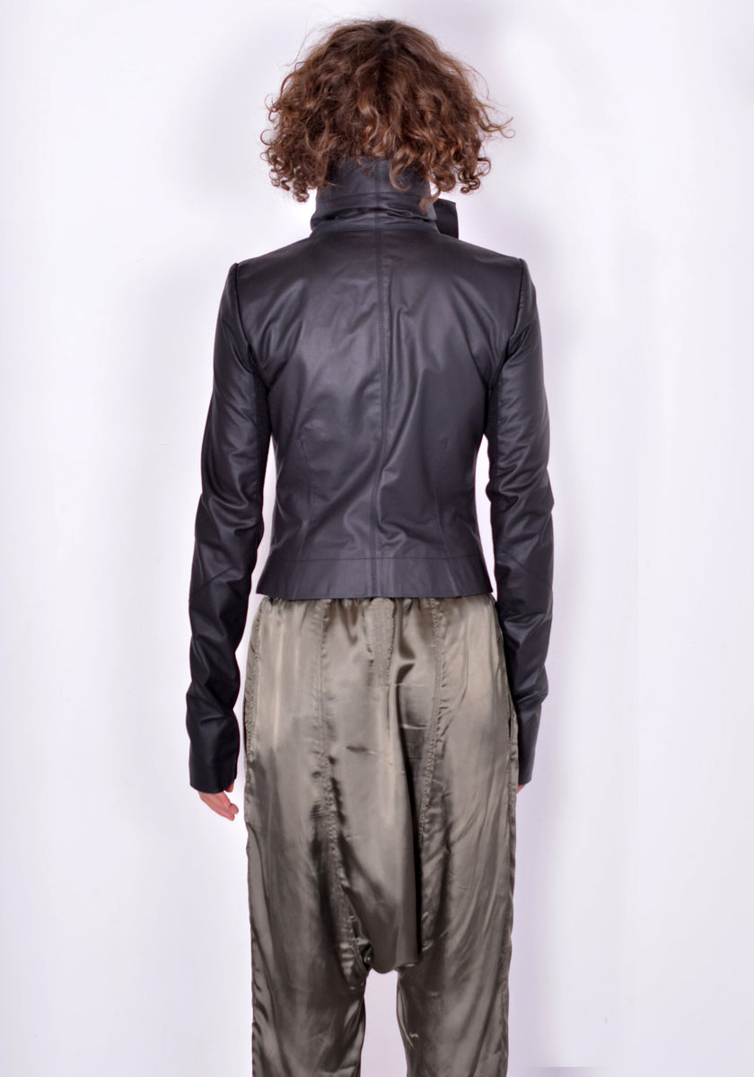 RICK OWENS CLASSIC BIKER JACKET BLACK FW21