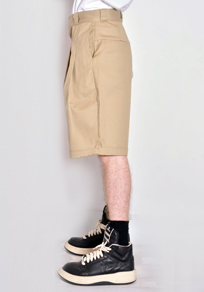 SHINYA KOZUKA DICKIES SLIGHT BAGGY SHORTS BEIGE SS22 | DOSHABURI Shop