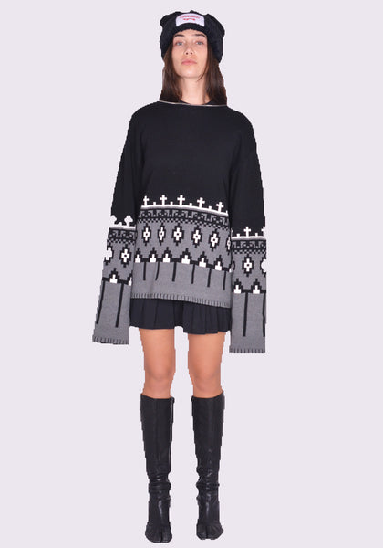 CHARLES JEFFREY LOVERBOY KNITTED BOO JUMPER FW24 | DOSHABURI Shop