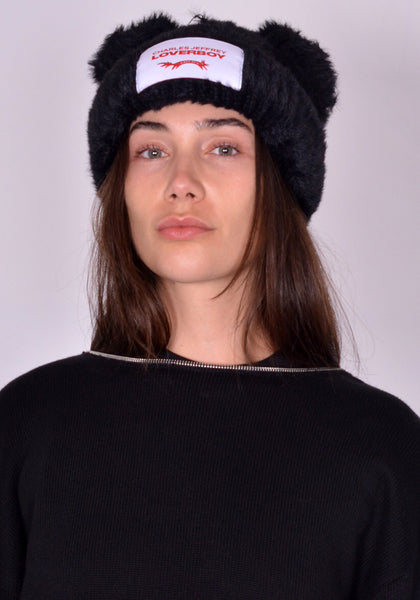 CHARLES JEFFREY LOVERBOY FLUFFY CHUNKY EARS BEANIE FW24 | DOSHABURI Shop