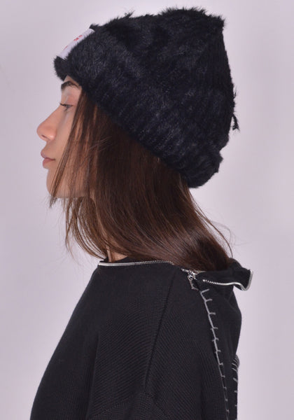 CHARLES JEFFREY LOVERBOY FLUFFY CHUNKY EARS BEANIE FW24 | DOSHABURI Shop