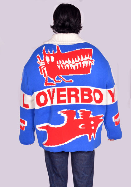 CHARLES JEFFREY LOVERBOY KNITTED PUFFER JACKET FW24 | DOSHABURI Online Shop