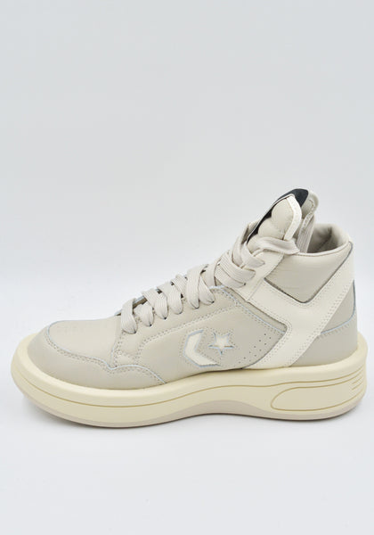 RICK OWENS DRKSHDW X CONVERSE TURBOWPN HI-TOP SNEAKERS OYSTER SS25 | DOSHABURI Online Shop