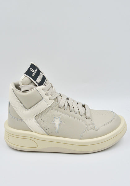 RICK OWENS DRKSHDW X CONVERSEDTURBOWPN HI-TOP SNEAKERS OYSTER SS25 | DOSHABURI Online Shop