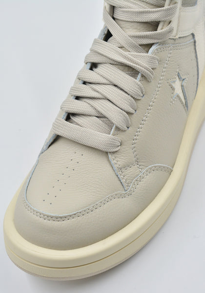 RICK OWENS DRKSHDW X CONVERSE TURBOWPN HI-TOP SNEAKERS OYSTER SS25 | DOSHABURI Online Shop