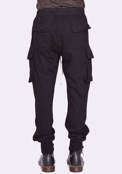 RICK OWENS DRKSHDW MASTODON CUT PANTS BLACK FW24 | DOSHABURI Online Shop