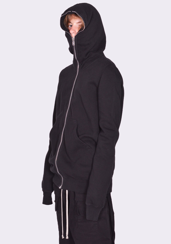 RICK OWENS DRKSHDW DU02D2291 F GIMP ZIP SWEAT HOODIE BLACK FW24 | DOSHABURI Online Shop