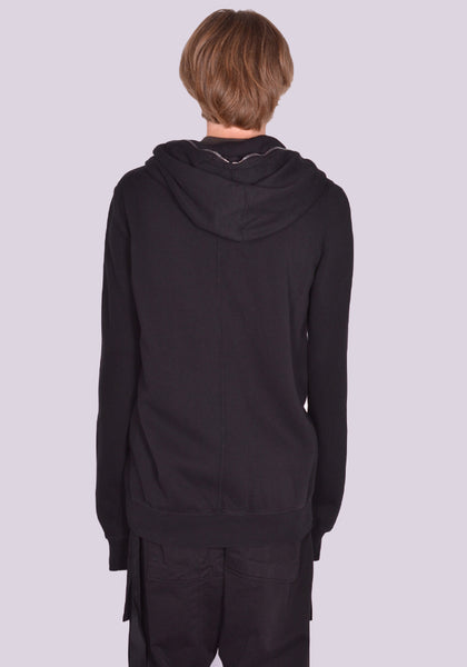 RICK OWENS DRKSHDW DU02D2291 F GIMP ZIP SWEAT HOODIE BLACK FW24 | DOSHABURI Online Shop