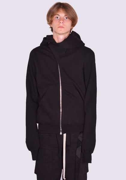 RICK OWENS DRKSHDW MOUNTAIN ZIP SWEAT HOODIE BLACK FW24 | DOSHABURI Online Shop