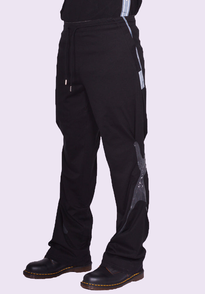 KIKO KOSTADINOV ALEC K-DART JERSEY TROUSER BLACK SS25 | DOSHABURI Shop