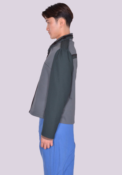 KIKO KOSTADINOV MEN UGO BLOUSON GREY/GREEN/BLACK | 50%OFF SALE | DOSHABURI Online Shop