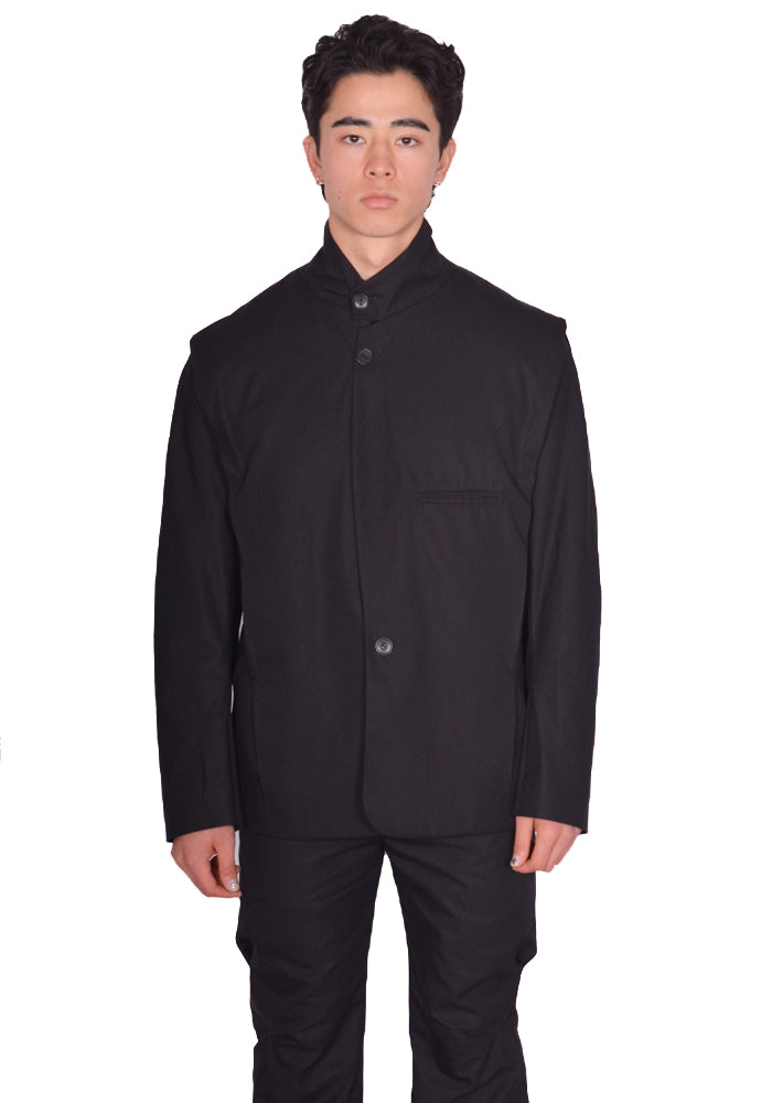 KIKO KOSTADINOV NAVIN K-DART BLAZER BLACK SS25 | DOSHABURI Online Shop