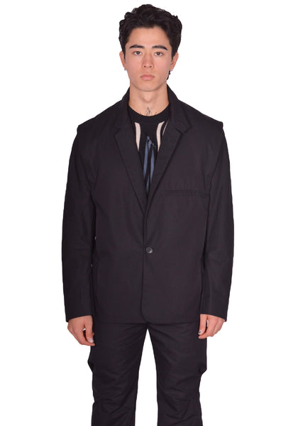 KIKO KOSTADINOV NAVIN K-DART BLAZER BLACK SS25 | DOSHABURI Online Shop