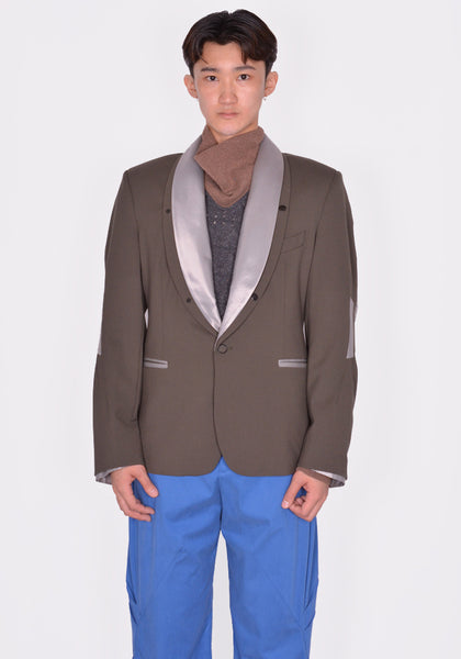 KIKO KOSTADINOV ORSON FORMAL BLAZER ARMY GLEEN SS24 | 50%OFF SALE | DOSHABURI online shop