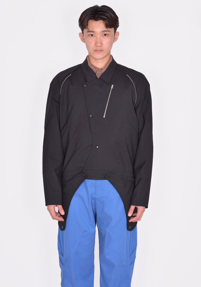 KIKO KOSTADINOV TONINO UTILITY JACKET NIGHT BLACK SS24 | 50%OFF SALE  | DOSHABURI Online Shop