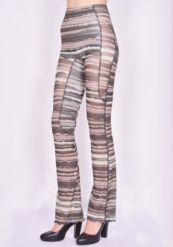 KNWLS HALCYON LEGGINGS BLEACH STRIPE FW24 | DOSHABURI Online Shop