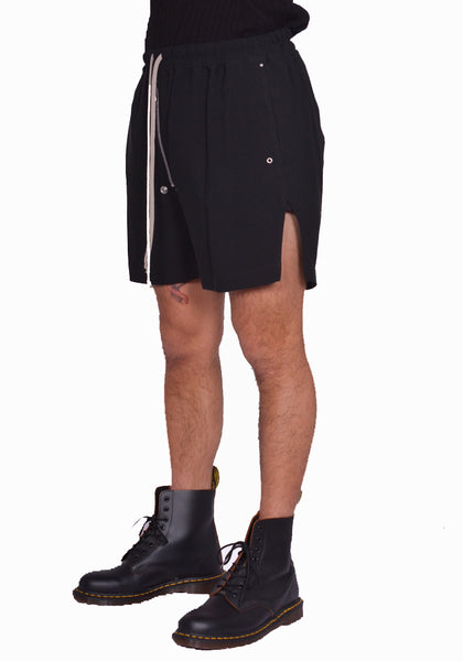 RICK OWENS MEN BELA BOXER SHORTS  BLACK SS25 | DOSHABURI Online Shop