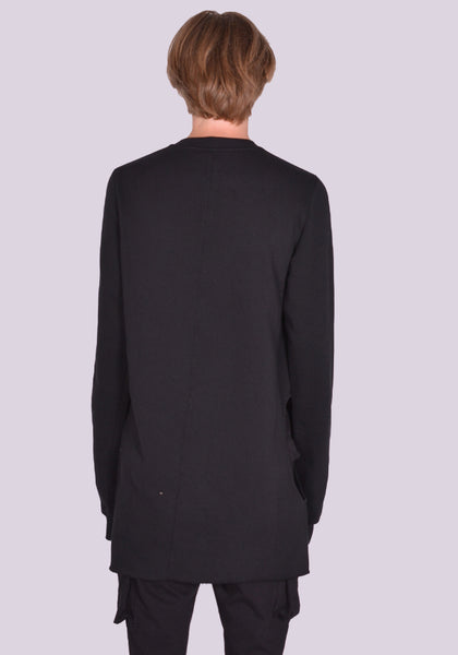 RICK OWENS DRKSHDW DU02D2268  F SWEATSHIRT BLACK FW24 | DOSHABURI Online Shop