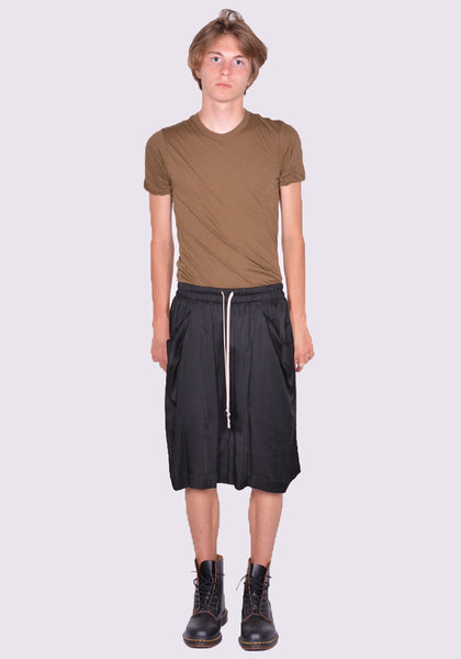 RICK OWENS MEN RU02D6399 SCH LIDO BOXER SHORTS BLACK FW24 | DOSHABURI Online Shop