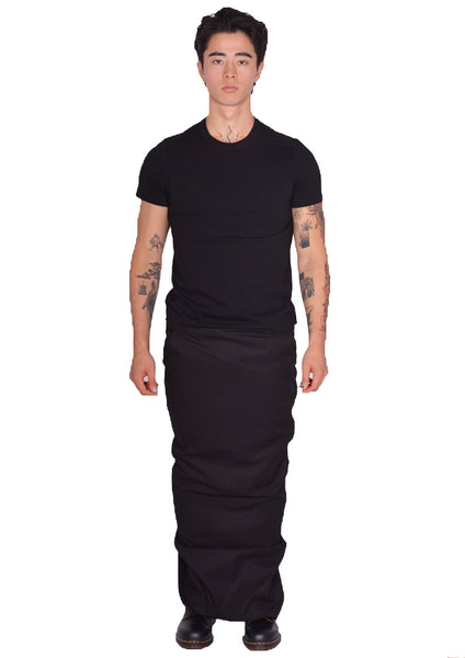 RICK OWENS MEN LEVEL T-SHIRT BLACK SS25 | DOSHABURI Online Shop