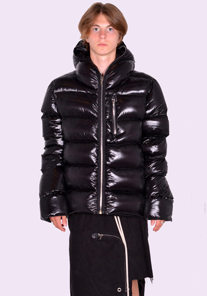 RICK OWENS MEN RU02D6722 NLD4 SEALED DOWN JACKET BLACK FW24 | DOSHABURI Shop