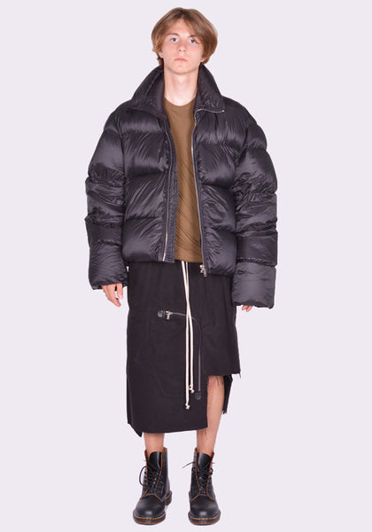 RICK OWENS MEN RU02D6745 NPD3 09 TURTLE JACKET BLACK fW24 | DOSHABURI Online Shop