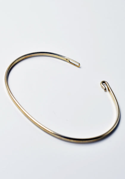 WERKSTATT:MÜNCHEN M2640 SILVER BANGLE HOOK PLAIN | DOSHABURI Online Shop