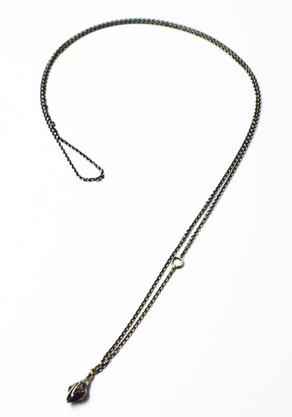 WERKSTATT:MÜNCHEN M7520 CHAIN MINI NECKLACE ROSEBUD SILVER | DOSHABURI Online Shop