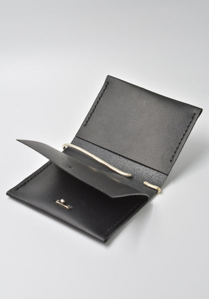 WERKSTATT:MÜNCHEN M9043 LEATHER CARD CASE #3 BLACK | DOSHABURI Shop