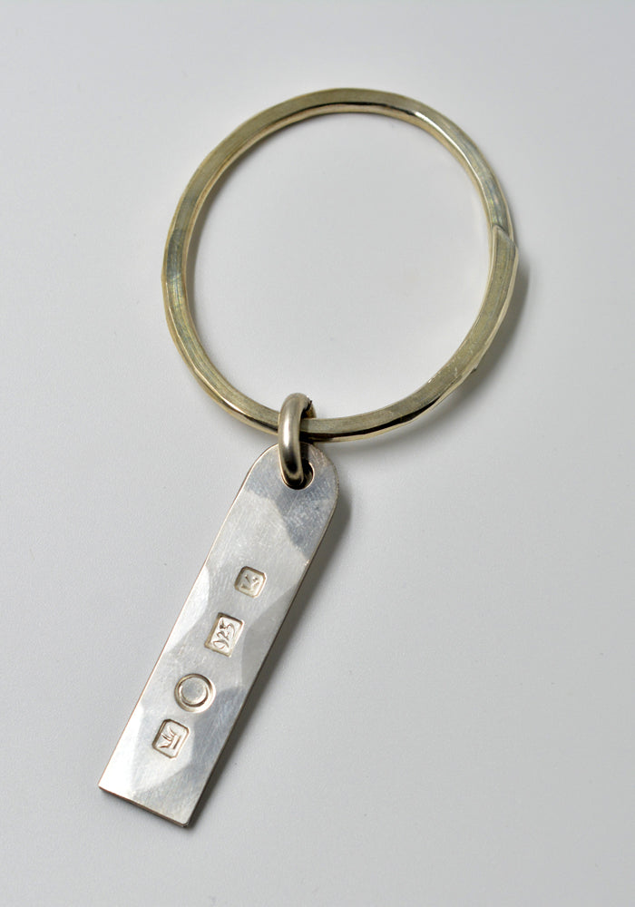 WERKSTATT:MÜNCHEN M5281 SILVER KEYRING NAME PLATE | DOSHABURI Online Shop