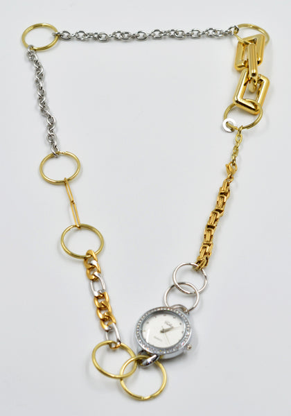 BLESS Nº 78 Z03 MATERIALMIX NECKLACE WATCH | DOSHABURI Online Shop