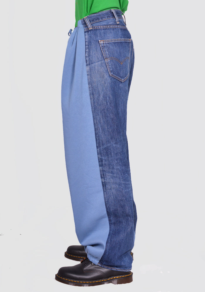 BLESS N° 77 OVER JOGGING JEANS DOVEBLUE/DARKBLUE SS24 | DOSHABURI Shop