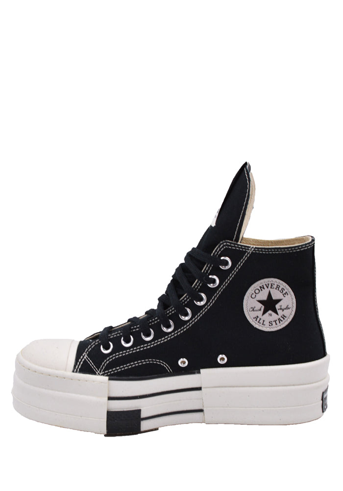 RICK OWENS DRKSHDW CONVERSE DBL DRKSTAR HI SNEAKERS BLACK FW23 | DOSHABURI  Online Shop