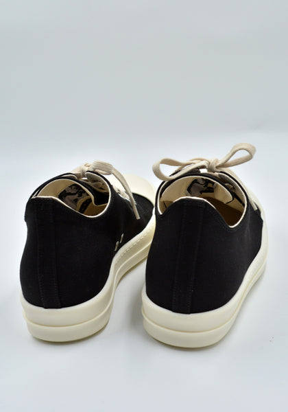 RICK OWENS DRKSHDW LOW SNEAKERS BLACK SS24 | DOSHABURI Online Shop