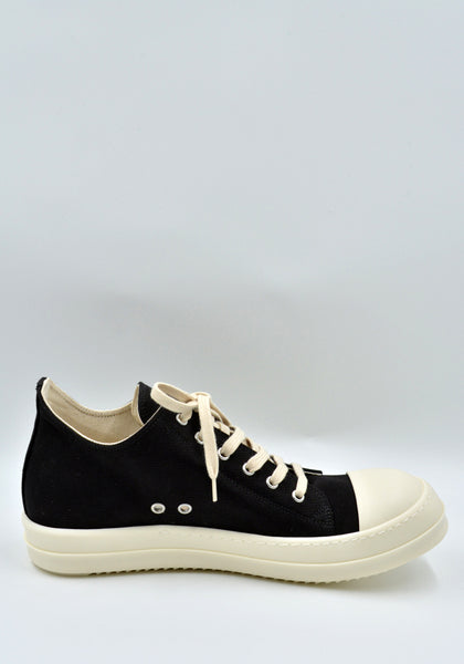 RICK OWENS DRKSHDW LOW SNEAKERS BLACK SS24 | DOSHABURI Online Shop