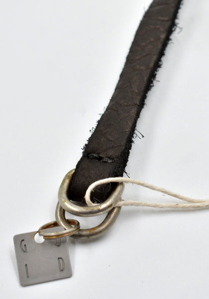 GUIDI BLT00B BISON FULL GRAIN LEATHER BRACELET BLACK | DOSHABURI Online Shop