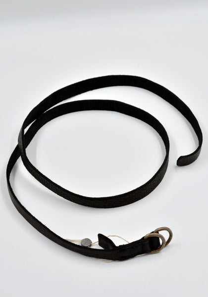 GUIDI BLT0 UNISEX BISON FULL GRAIN LEATHER BELT BLACK | DOSHABURI Online Shop