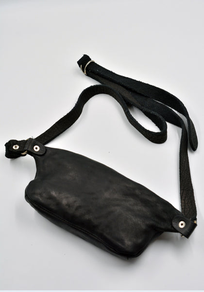 GUIDI BV06 SOFT HORSE FULL GRAIN LEATHER SMALL CROSSBODY BAG BLACK | DOSHABURI Online Shop