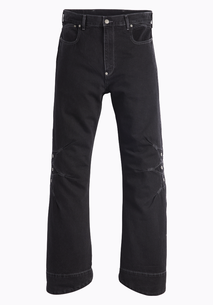 KIKO KOSTADINOV x LEVI'S 000F3-0001 DENIM TROUSERS BLACK FW24 | DOSHABURI Online Shop