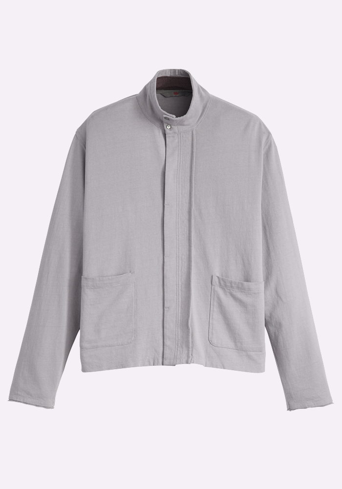 KIKO KOSTADINOV LEVI'S JERSEY CARDIGAN GREY FW24 | DOSHABURI Shop