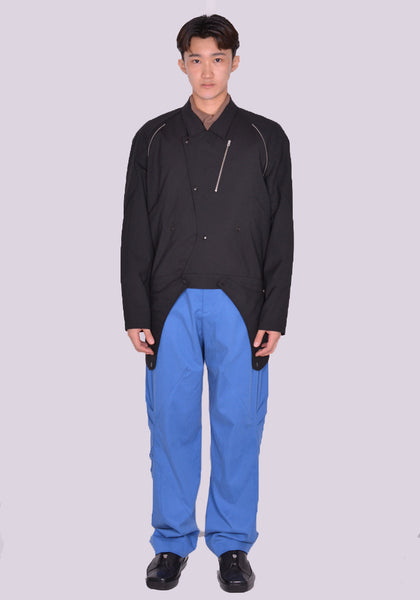 KIKO KOSTADINOV TONINO UTILITY JACKET NIGHT BLACK SS24 | 50%OFF SALE  | DOSHABURI Online Shop