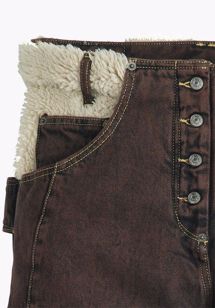 KIKO KOSTADINOV x LEVI'S 000GM-0000 FAUN TWISTED JEANS BROWN FW24 | DOSHABURI Online Shop