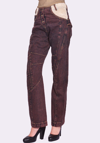 KIKO KOSTADINOV x LEVI'S 000GM-0000 FAUN TWISTED JEANS BROWN FW24 | DOSHABURI Online Shop